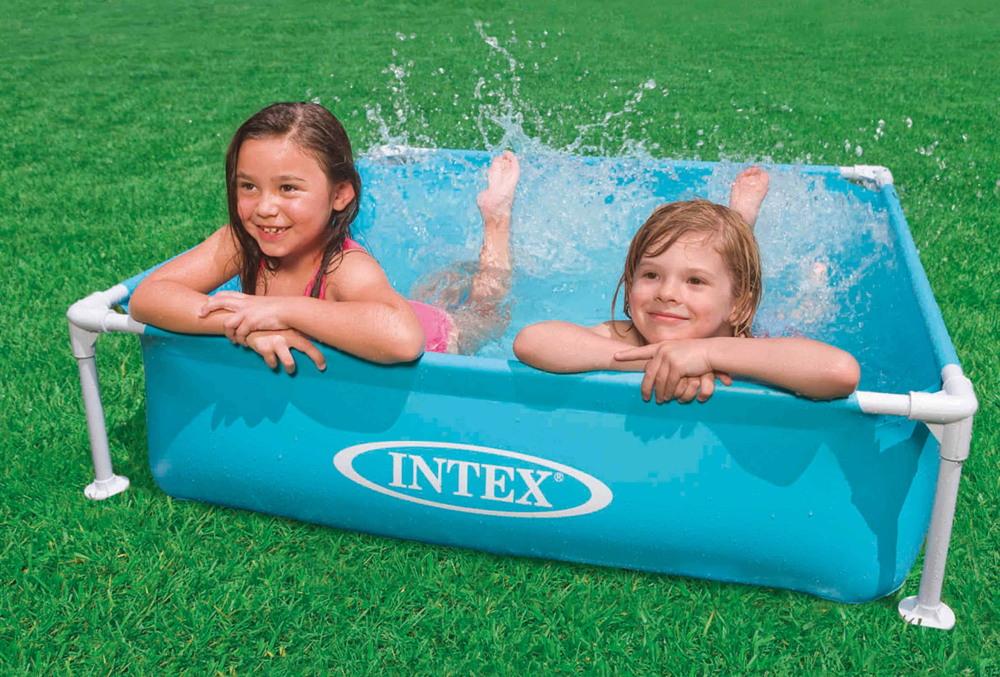 Intex Pool Frane Pool Mini 122cm x 122cm x 30cm 342 Liter ab 2 Jahren 57173NP