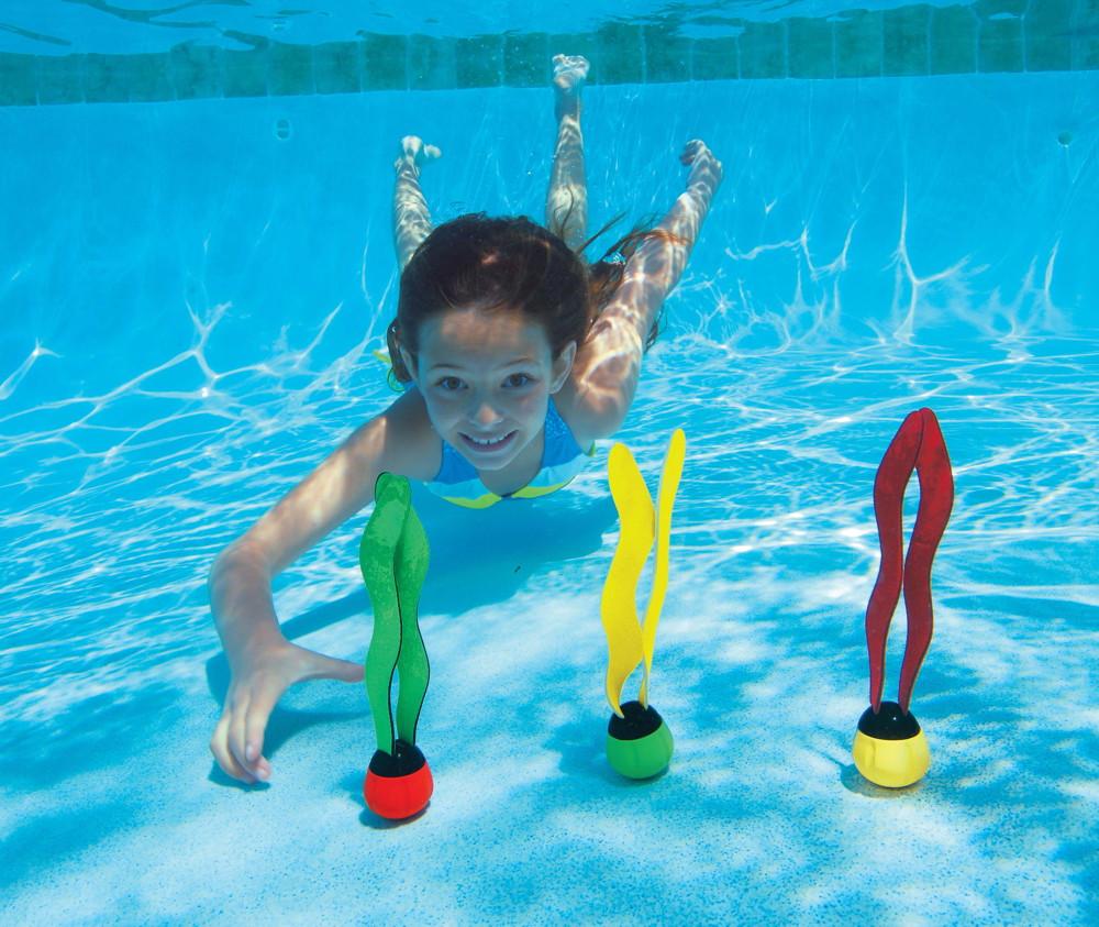 3 Intex Taucherbälle Underwater Fun Balls 3-8 Jahre 55503