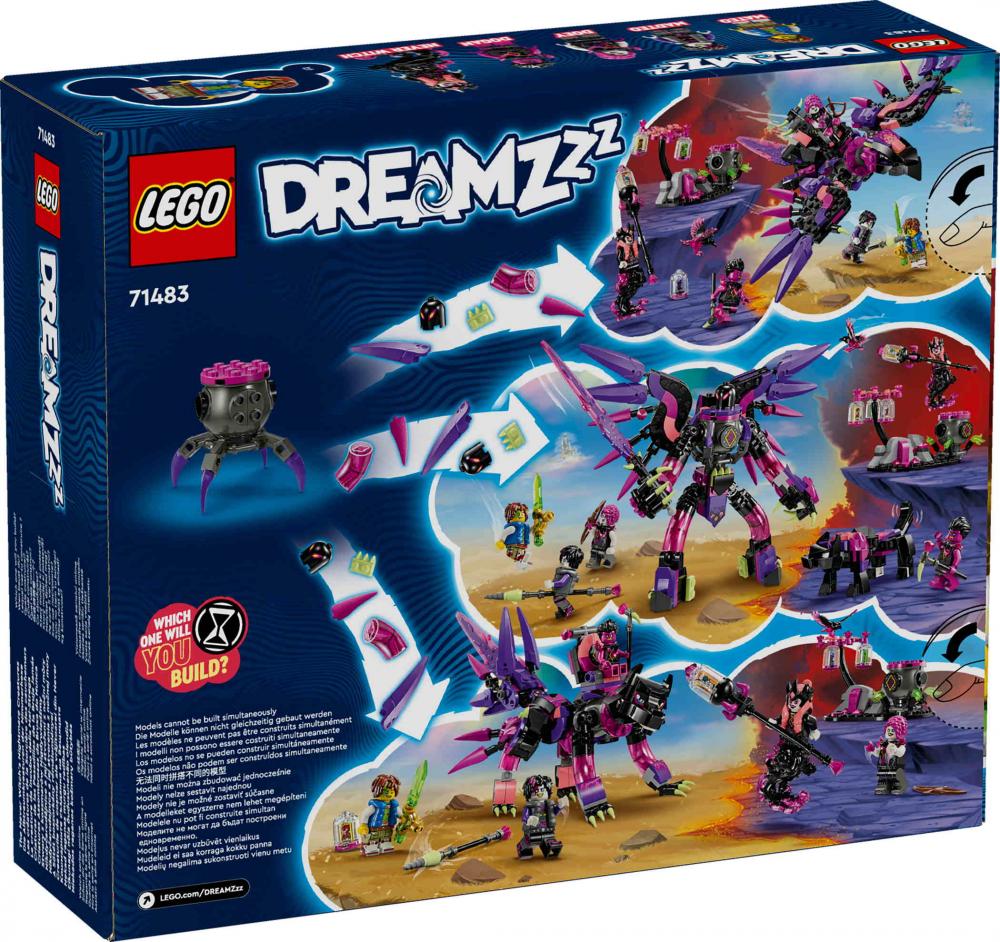 LEGO® DREAMZzz Die Albtraumkreaturen der Nimmerhexe 457 Teile 71483