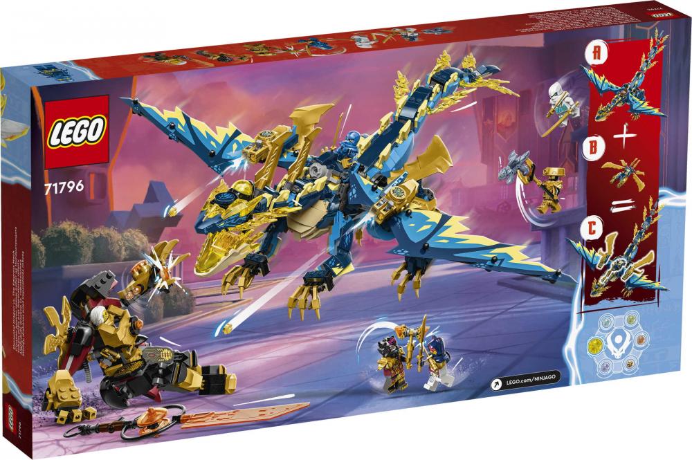 LEGO® NINJAGO® Kaiserliches Mech-Duell gegen den Elementardrachen 1038 Teile 71796