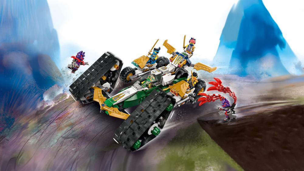 LEGO® NINJAGO Kombi-Raupe des Ninja-Teams 576 Teile 71820