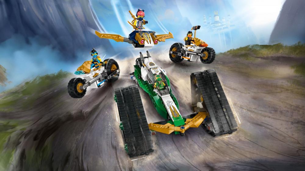 LEGO® NINJAGO Kombi-Raupe des Ninja-Teams 576 Teile 71820