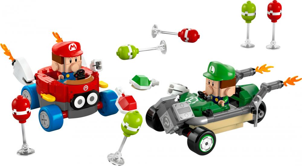 LEGO® Super Mario Kart™ - Baby Mario vs. Baby Luigi 321 Teile 72034