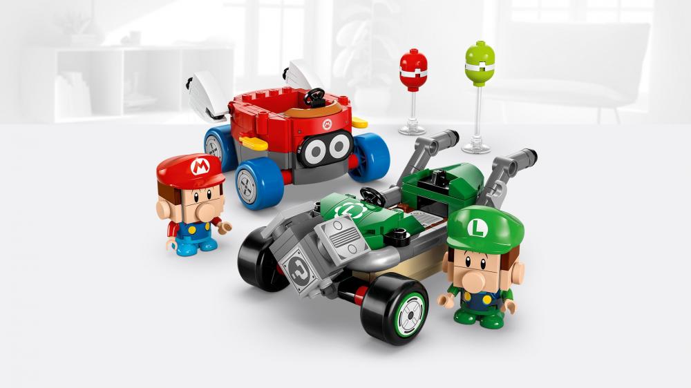 LEGO® Super Mario Kart™ - Baby Mario vs. Baby Luigi 321 Teile 72034