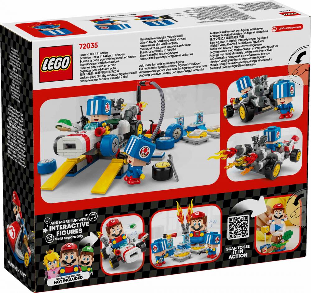 LEGO® Super Mario Kart™ - Toads Werkstatt 390 Teile 72035