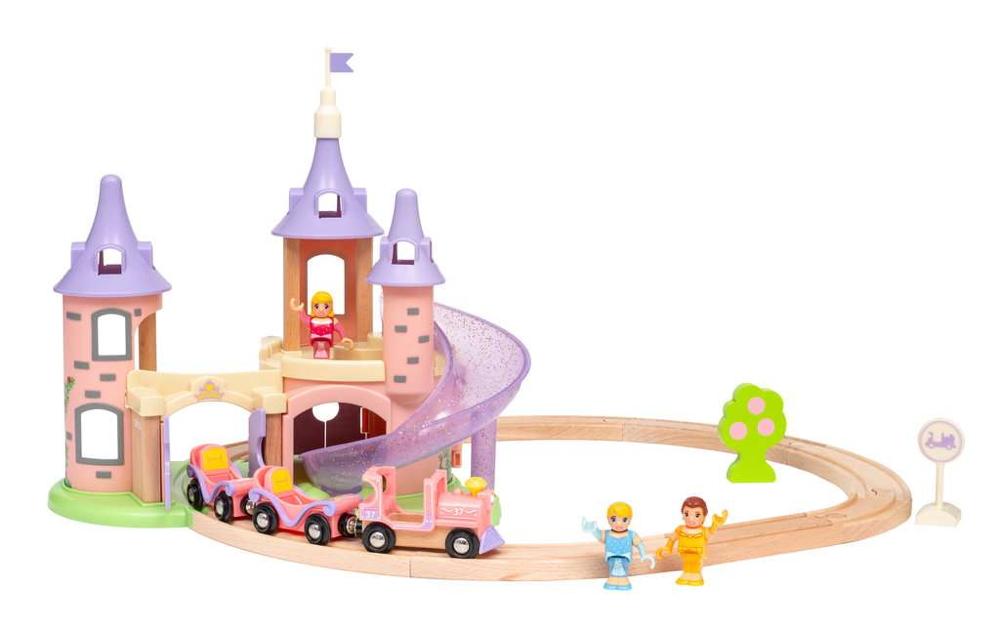 Brio World Eisenbahn Set Disney Princess Traumschloss Eisenbahn Set 18 Teile 33312