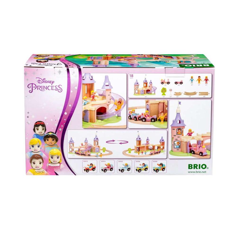 Brio World Eisenbahn Set Disney Princess Traumschloss Eisenbahn Set 18 Teile 33312