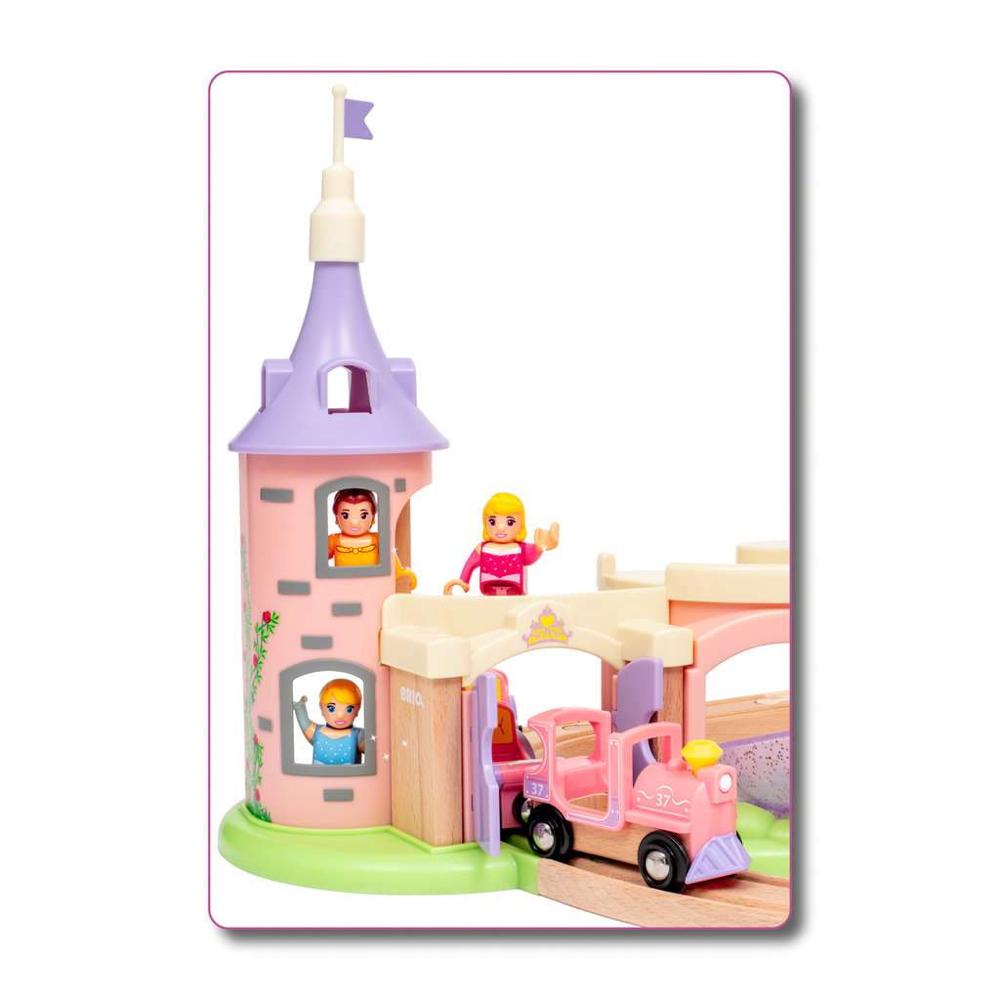 Brio World Eisenbahn Set Disney Princess Traumschloss Eisenbahn Set 18 Teile 33312