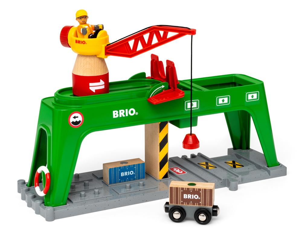 Brio World Eisenbahn Zubehör Bahn Verlade Terminal 6 Teile 33996