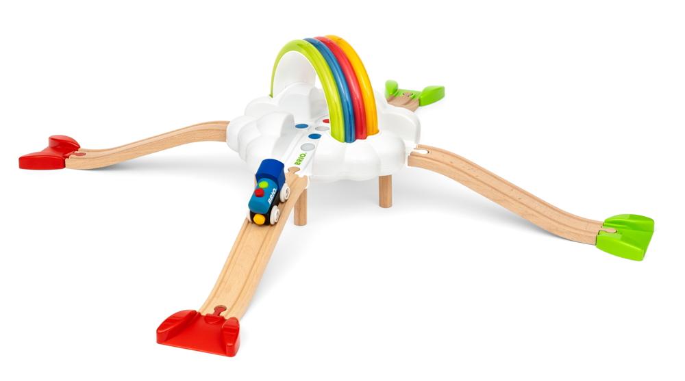 Brio Eisenbahn Mein erstes BRIO Bahn Regenbogen-Set 11 Teile 36002