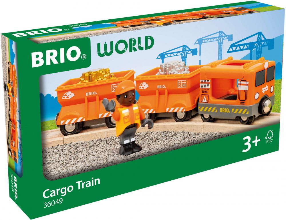 Brio World Eisenbahn Zug Güterzug 6 Teile 36049