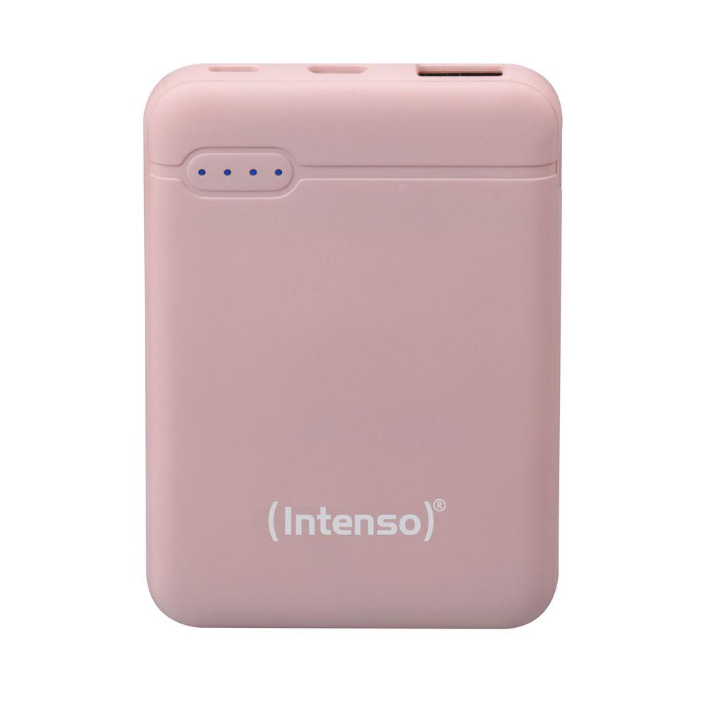 Intenso Powerbank mobile Ladestation Slim XS 5000 mAh Typ A / C USB OUT rose