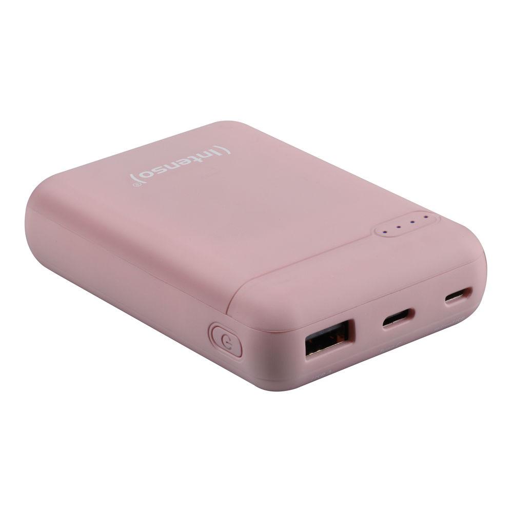 Intenso Powerbank mobile Ladestation Slim XS 10000 mAh Typ A / C USB OUT rose