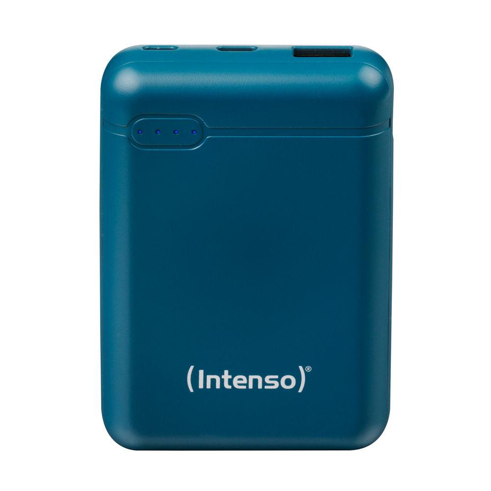 Intenso Powerbank mobile Ladestation Slim XS 10000 mAh Typ A / C USB OUT petrol