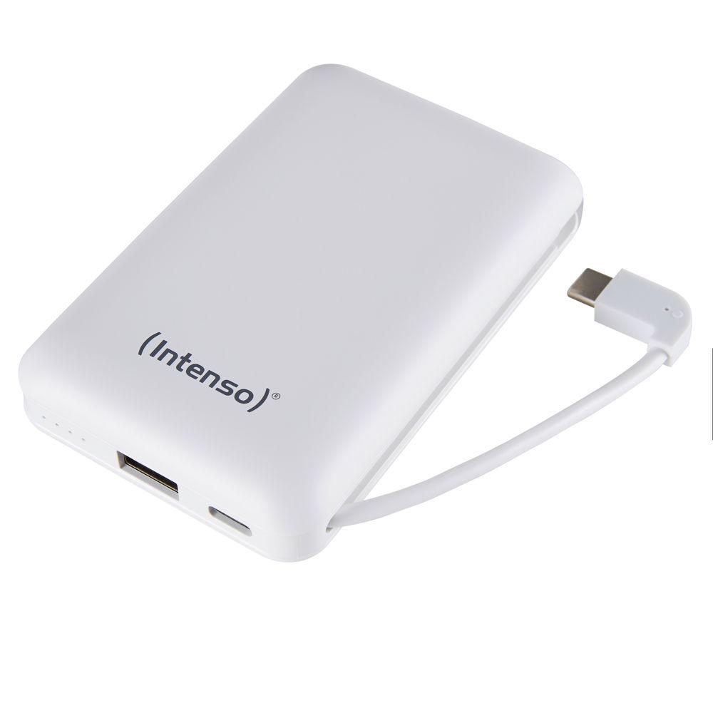 Intenso Powerbank mobile Ladestation XC 10000 mAh Ladegerät USB Typ C 2x USB OUT weiß