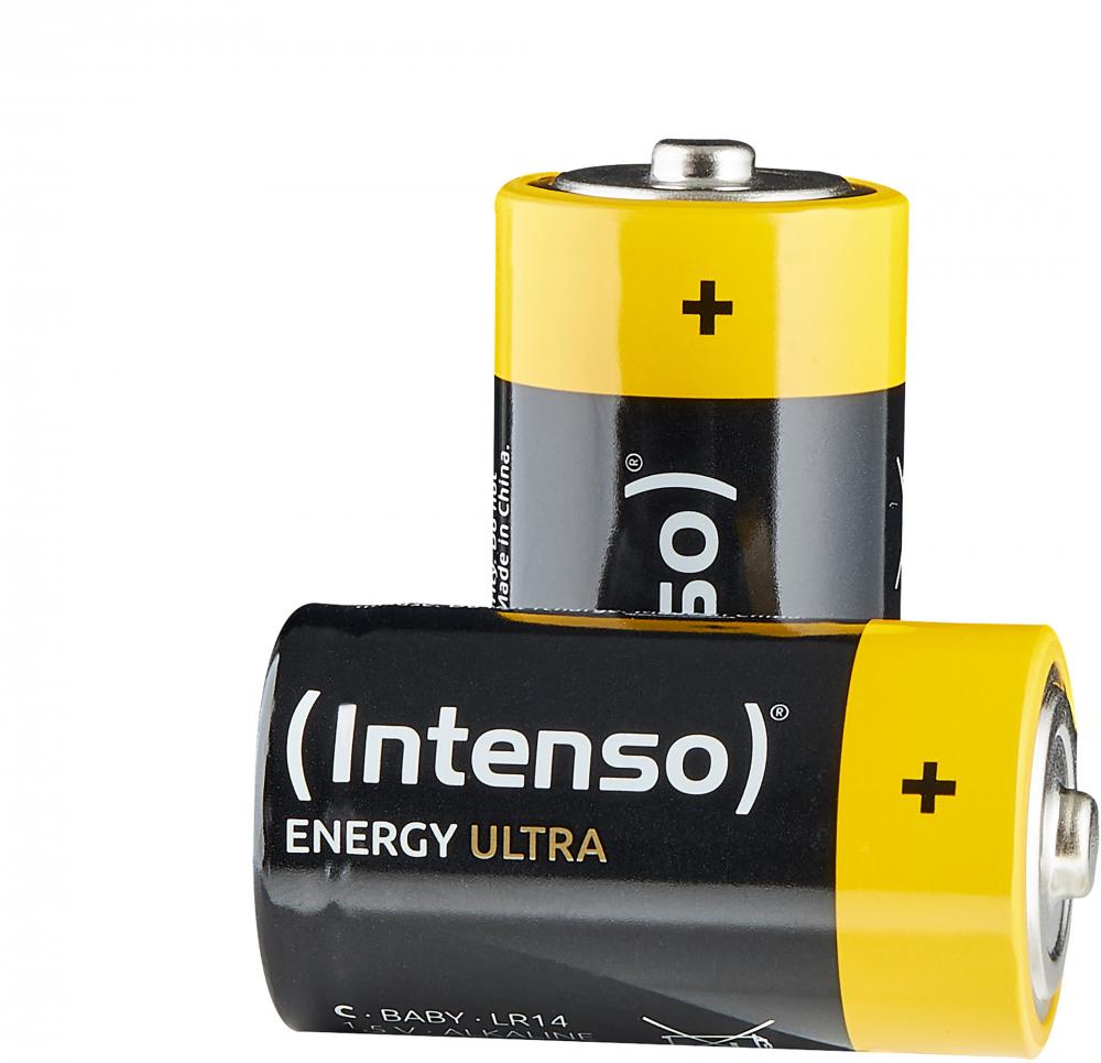 2 Intenso Energy Ultra C / Baby Alkaline Batterien im 2er Blister