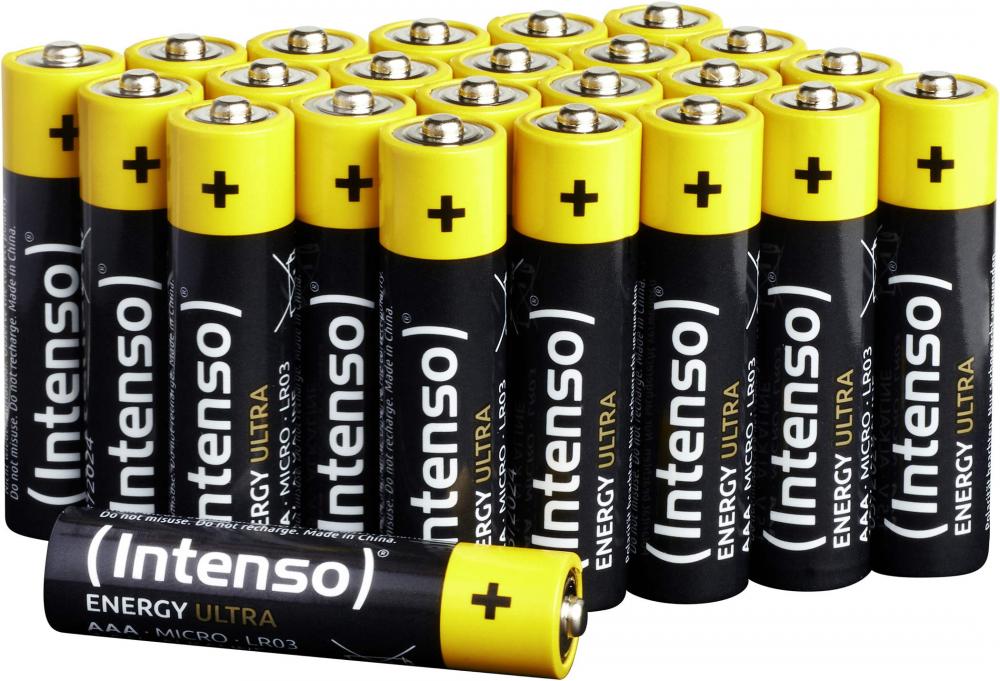 24 Intenso Energy Ultra AAA / Micro Alkaline Batterien im 24er Karton