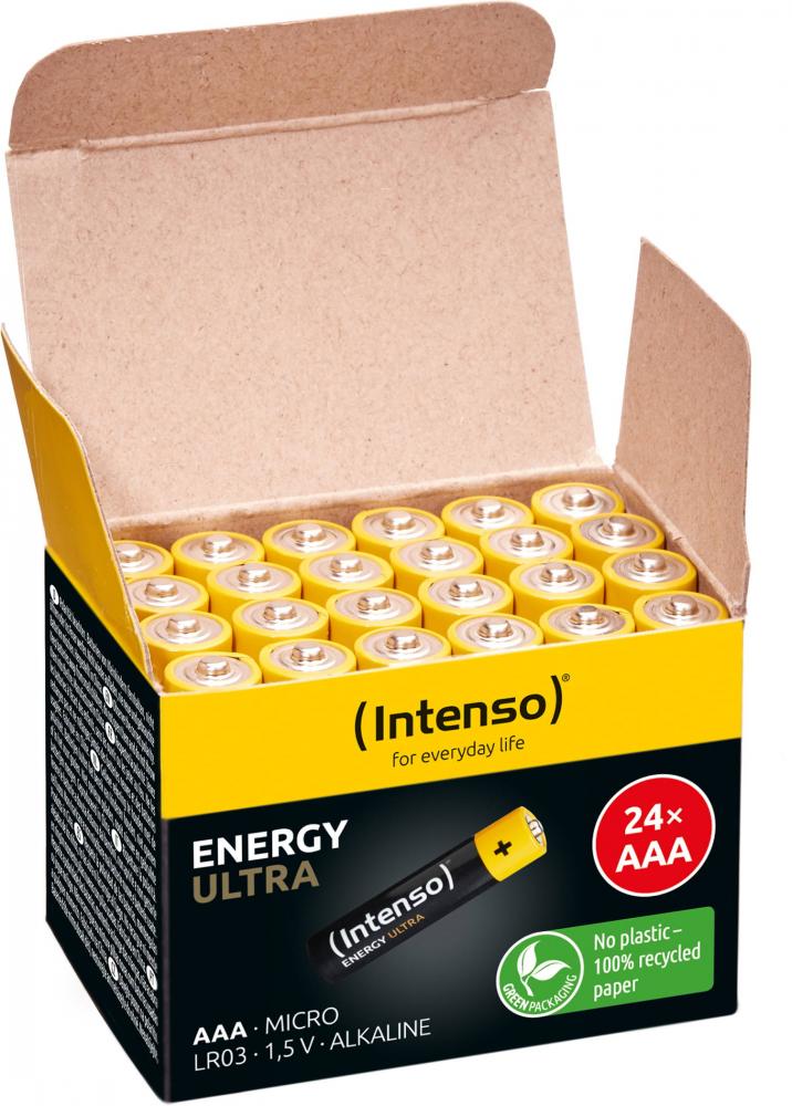 24 Intenso Energy Ultra AAA / Micro Alkaline Batterien im 24er Karton