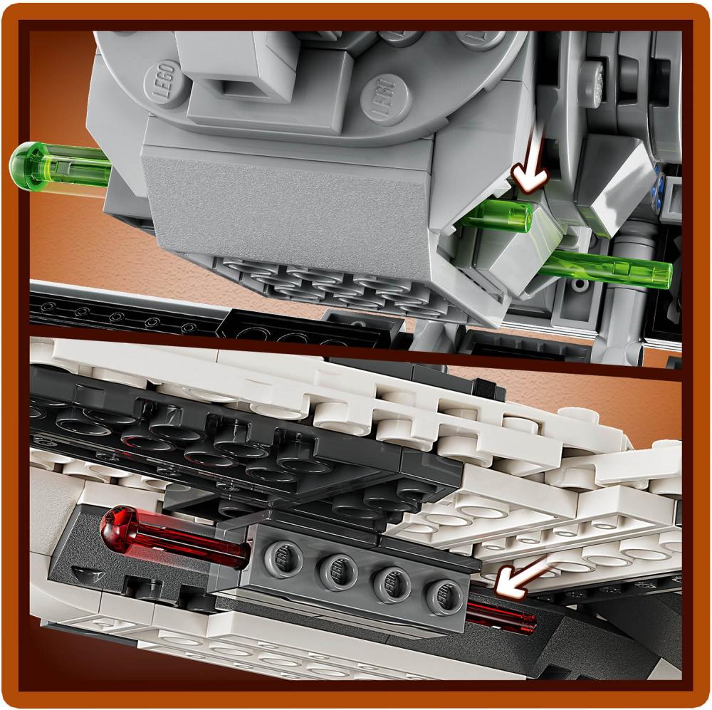 LEGO® Star Wars™ Mandalorian Mandalorianischer Fang Fighter vs. TIE Interceptor™ 957 Teile 75348