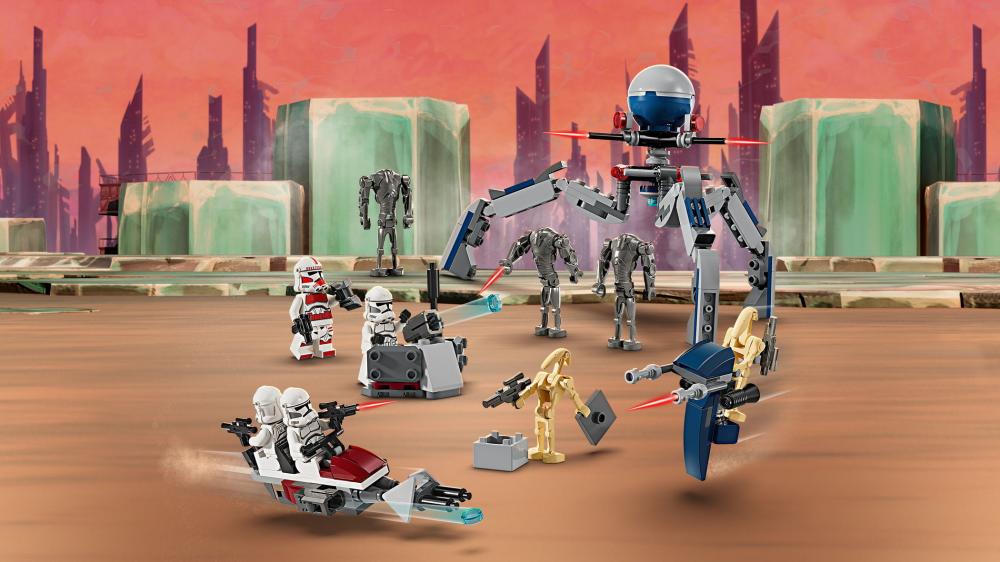 LEGO® Star Wars™ Clone Trooper™ & Battle Droid™ Battle Pack 215 Teile 75372