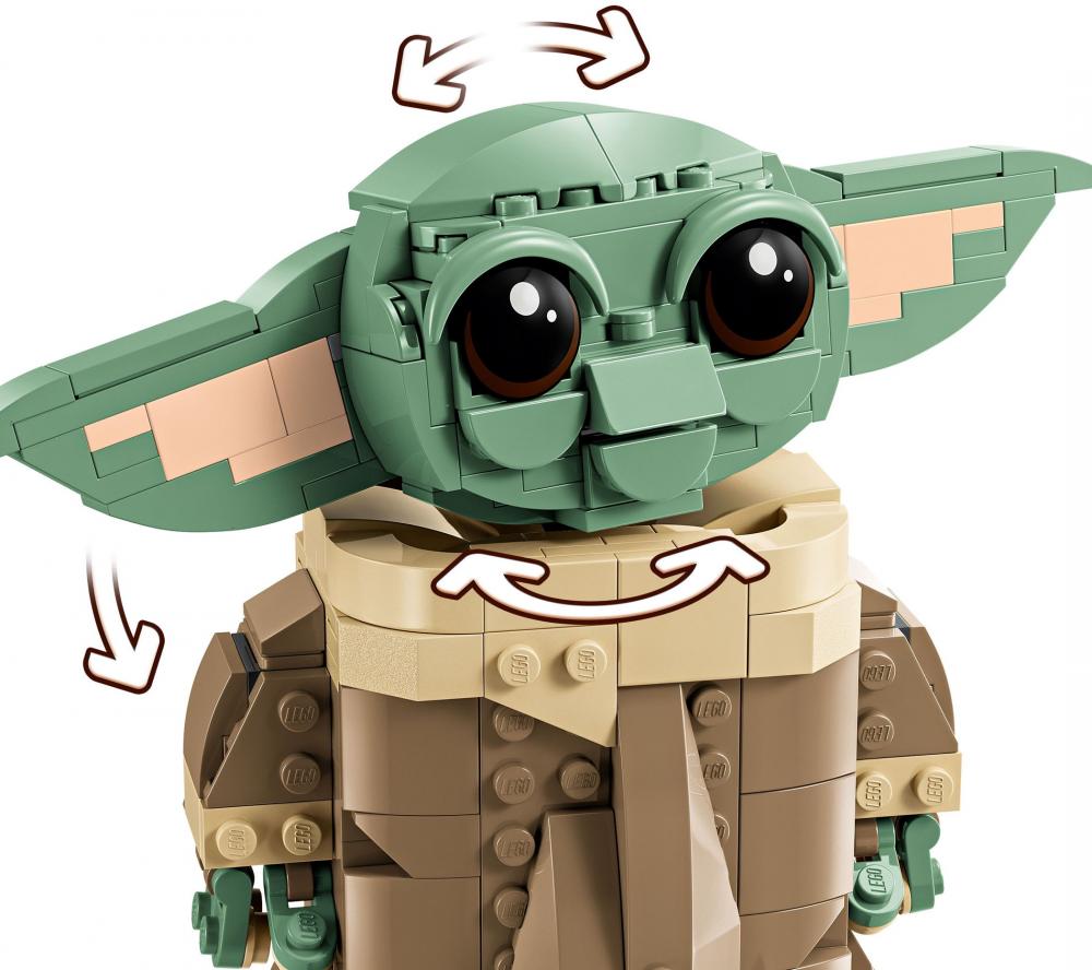 LEGO® Star Wars™ Grogu™ in seiner Repulsorwiege 1048 Teile 75403