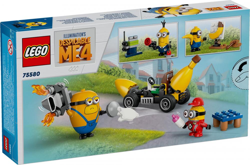 LEGO® Despicable Me Minions und das Bananen Auto 136 Teile 75580