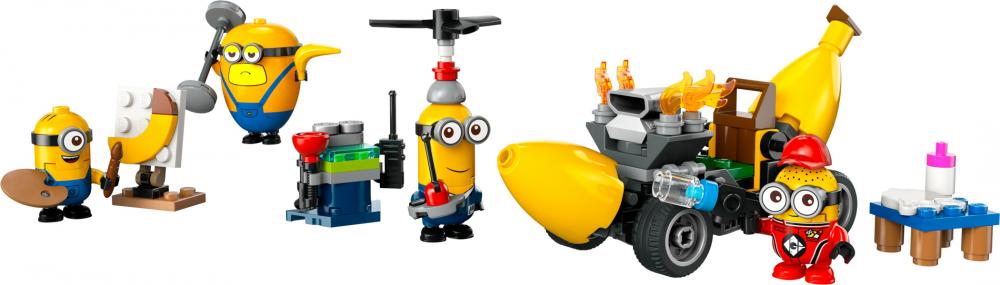 LEGO® Despicable Me Minions und das Bananen Auto 136 Teile 75580