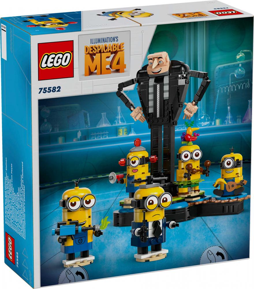 LEGO® Despicable Me Gru und die Minions aus LEGO® Steinen 839 Teile 75582