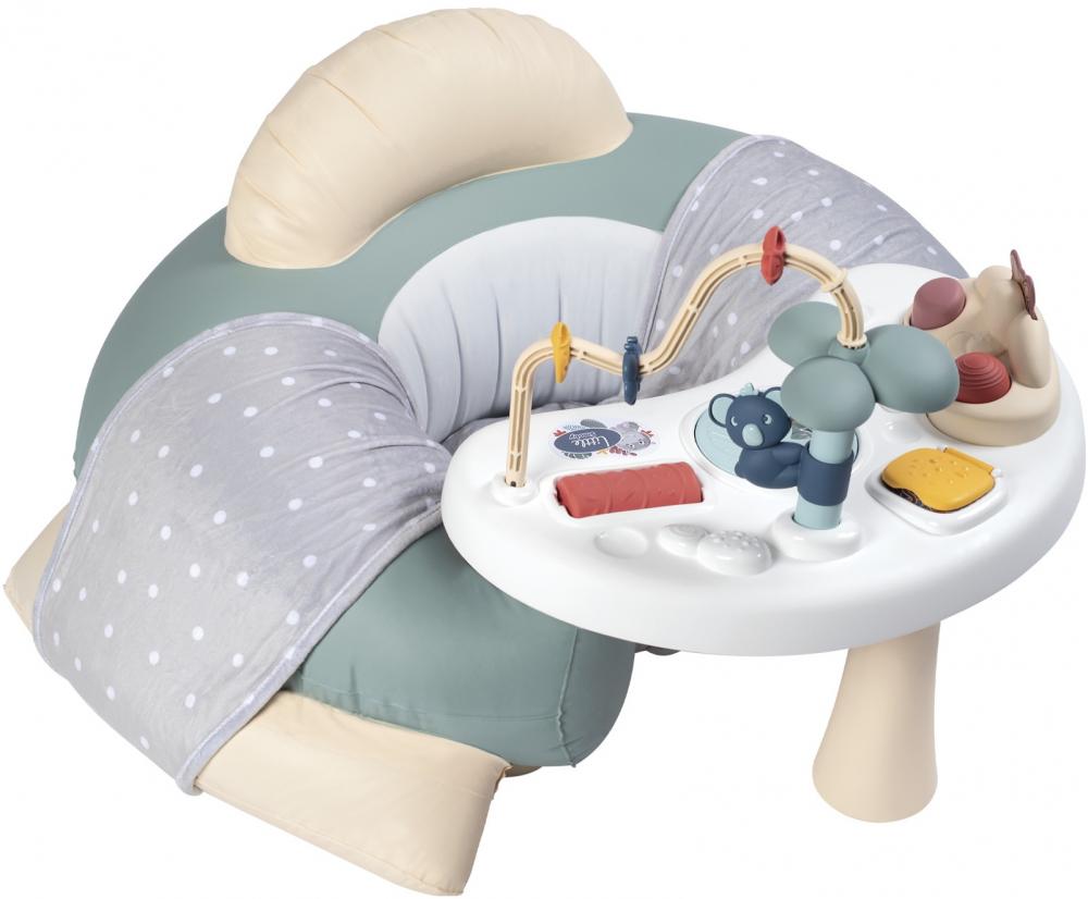 Smoby Spielzeug Little Smoby Cosy Babysitz mit Activity-Tisch 3in1 7600140103