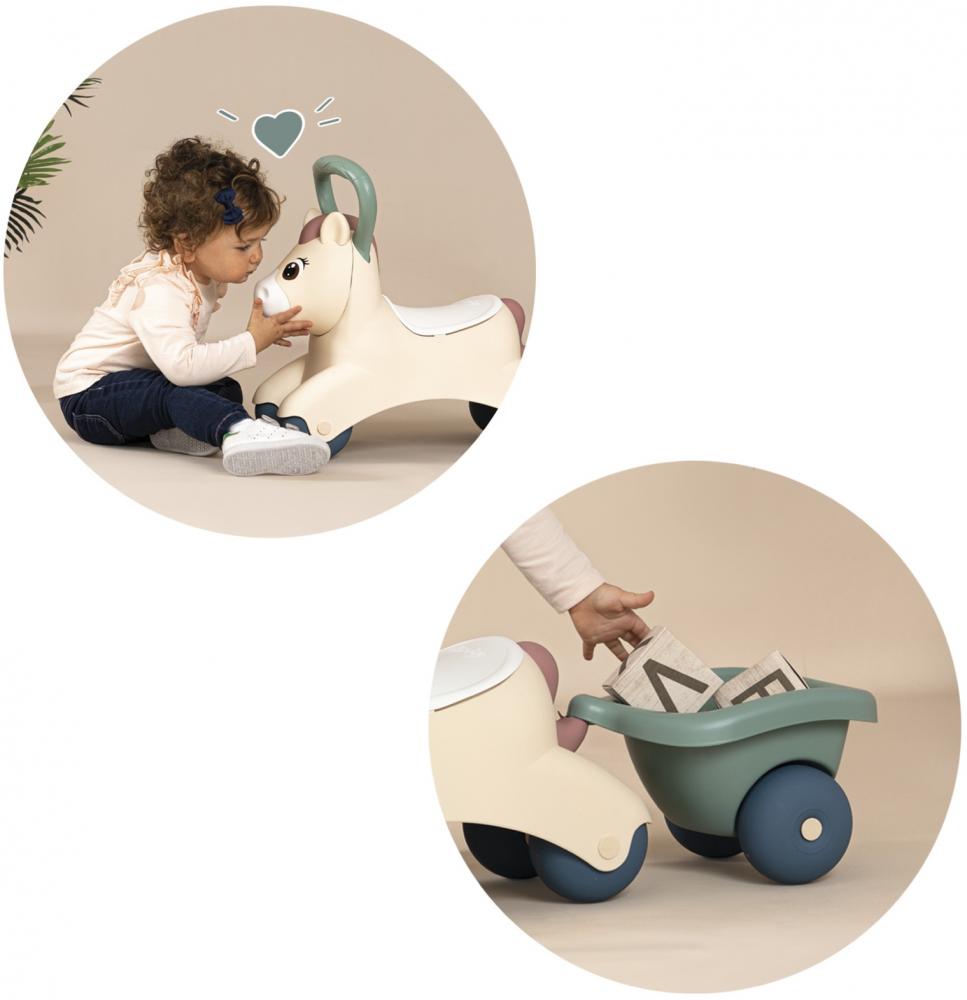 Smoby Outdoor Spielzeug Fahrzeug Rutscherfahrzeug Little Smoby Baby-Pony 7600140502