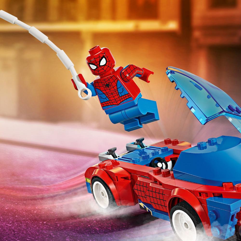 LEGO® Super Heroes Marvel Spider-Mans Rennauto & Venom Green Goblin 227 Teile 76279