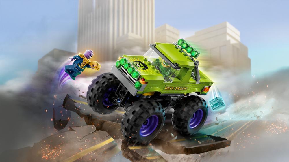 LEGO® Marvel Super Heroes™ Hulk-Truck vs. Thanos 229 Teile 76312