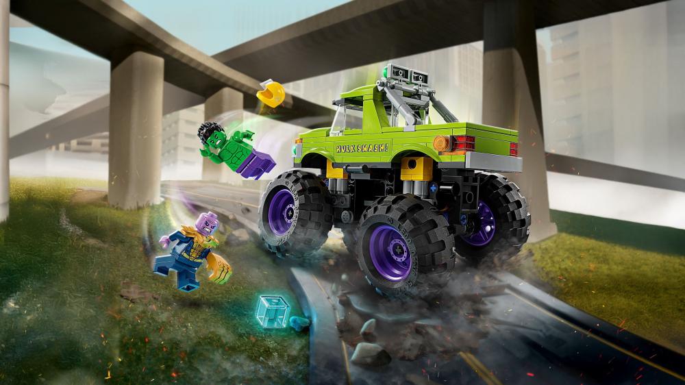 LEGO® Marvel Super Heroes™ Hulk-Truck vs. Thanos 229 Teile 76312