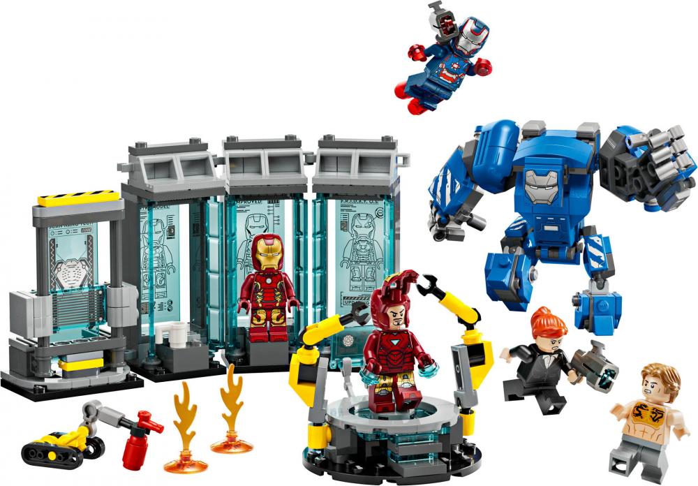 LEGO® Marvel Super Heroes™ Iron Mans Labor: Halle der Rüstungen 384 Teile 76315