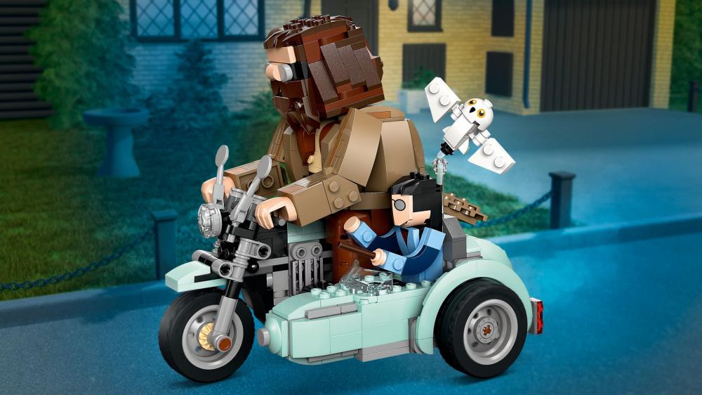 LEGO® Harry Potter™ Hagrids und Harrys Motorradtour 617 Teile 76443