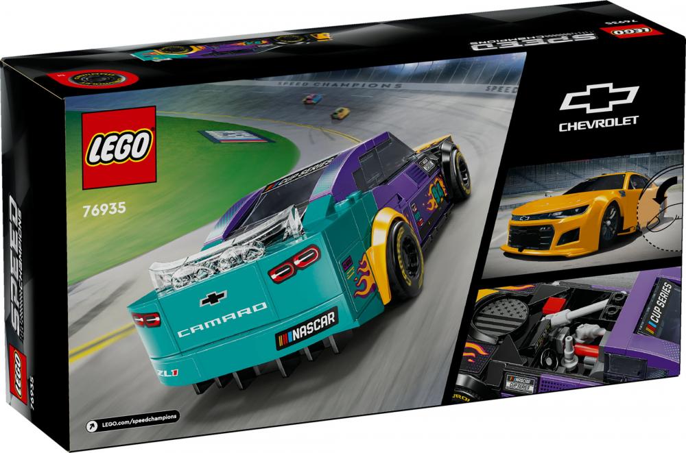 LEGO® Speed Champions NASCAR® Next Gen Chevrolet Camaro ZL1 328 Teile 76935