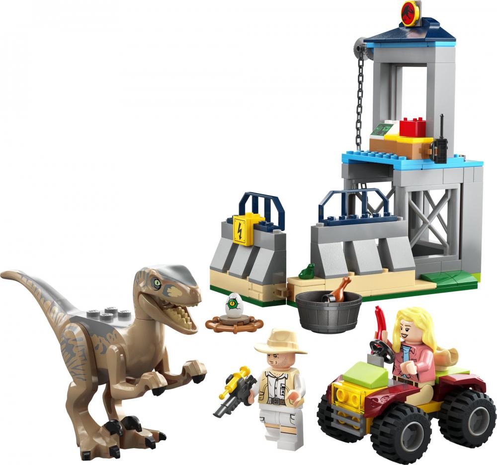 LEGO® Jurassic World™ Flucht des Velociraptors 137 Teile 76957