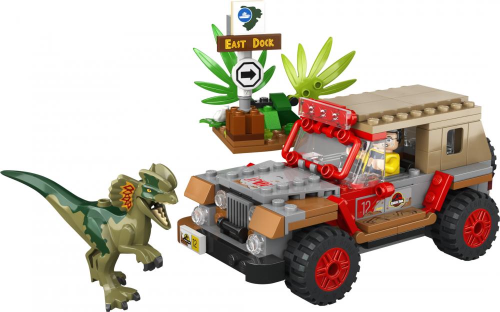 LEGO® Jurassic World™ Hinterhalt des Dilophosaurus 211 Teile 76958