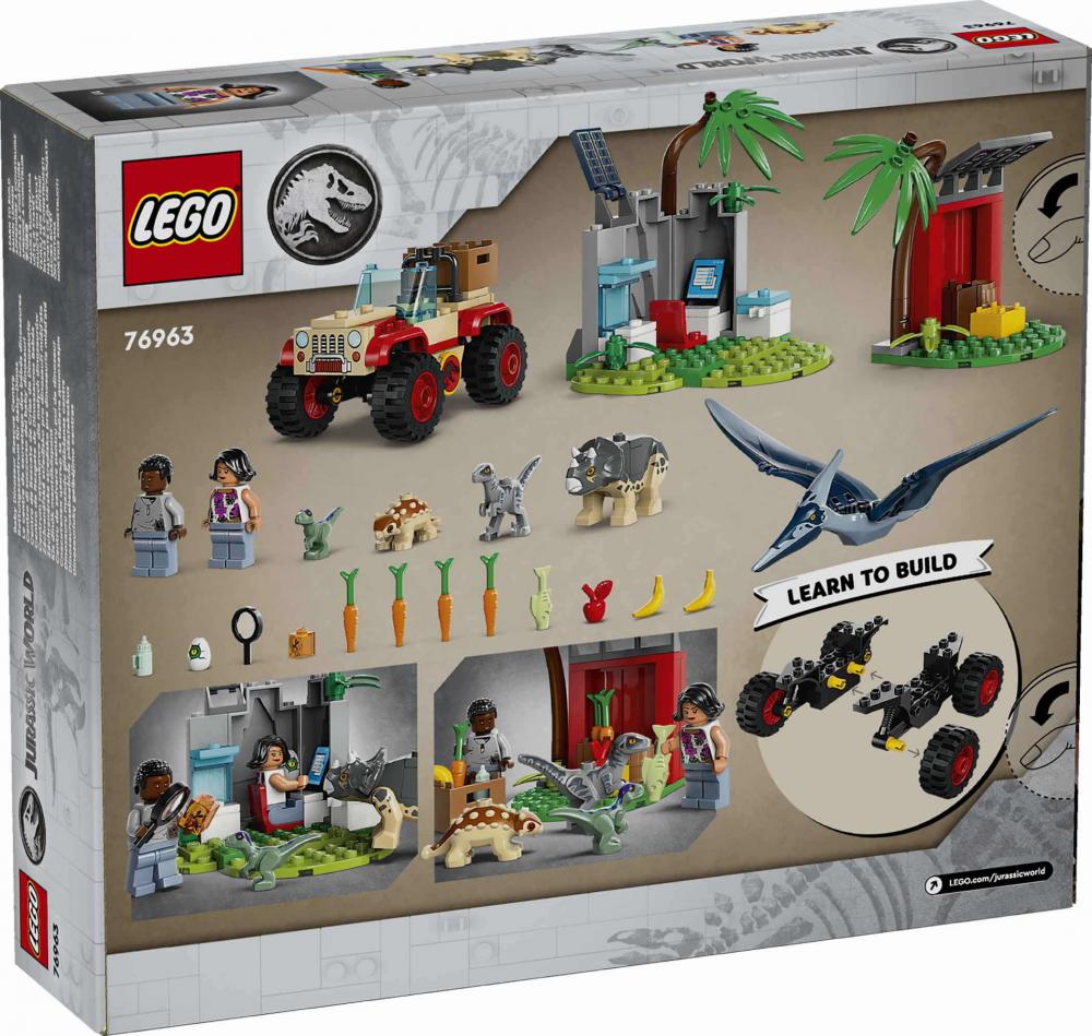 LEGO® Jurassic World™ Rettungszentrum für Baby-Dinos 139 Teile 76963