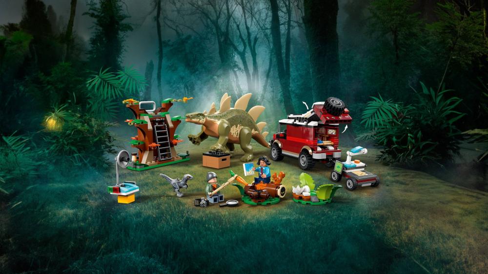 LEGO® Jurassic World™ Dinosaurier-Missionen: Entdeckung des Stegosaurus 420 Teile 76965