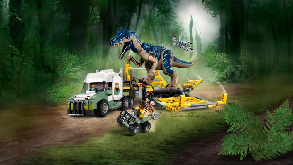 LEGO® Jurassic World™ Dinosaurier-Missionen: Allosaurus-Transporter 588 Teile 76966