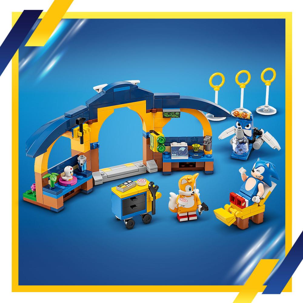 LEGO® Sonic the Hedgehog™ Tails‘ Tornadoflieger mit Werkstatt 376 Teile 76991