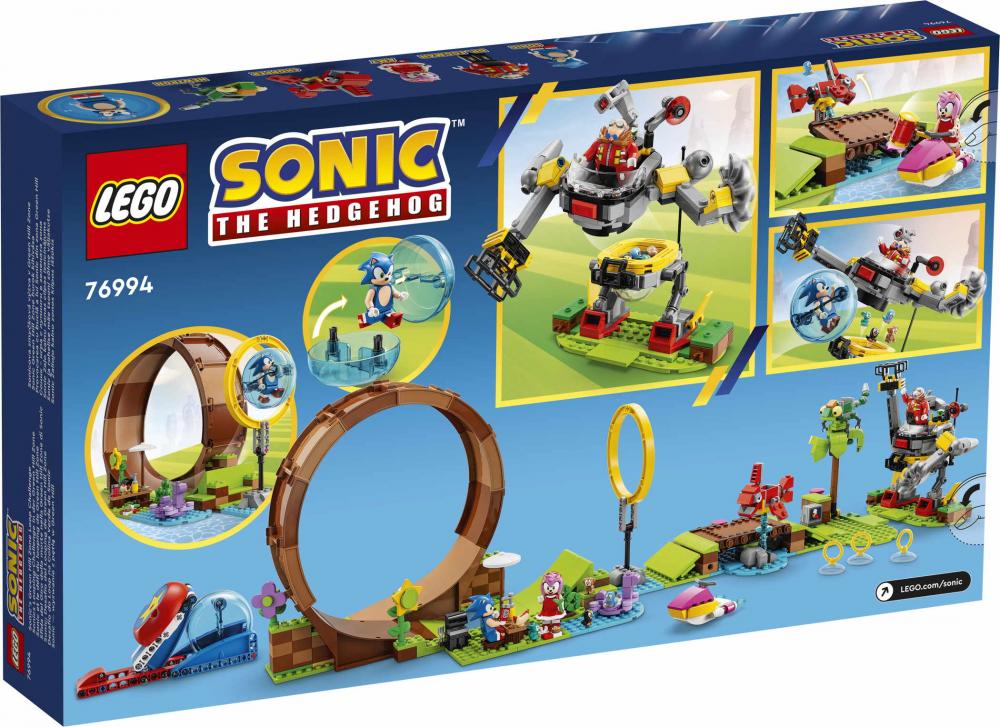 LEGO® Sonic the Hedgehog™ Sonics Looping-Challenge in der Green Hill Zone 802 Teile 76994