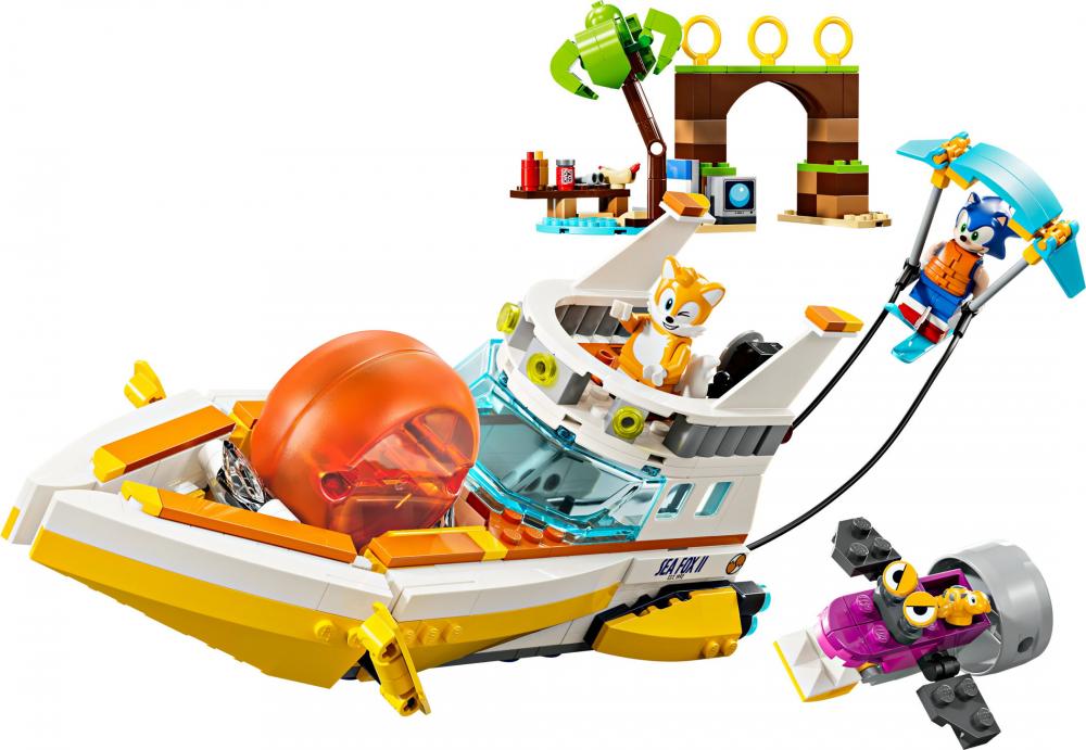 LEGO® Sonic Tails' Abenteuerboot 393 Teile 76997