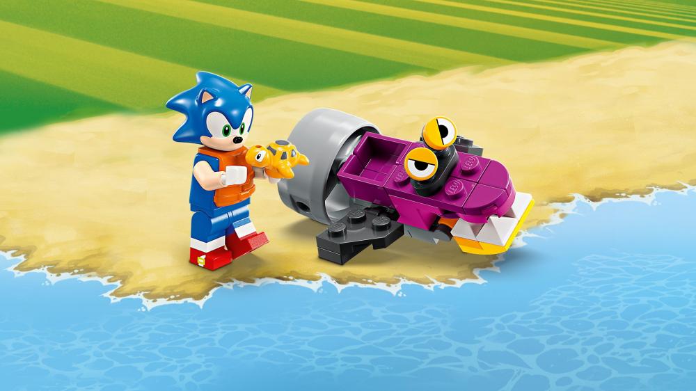 LEGO® Sonic Tails' Abenteuerboot 393 Teile 76997