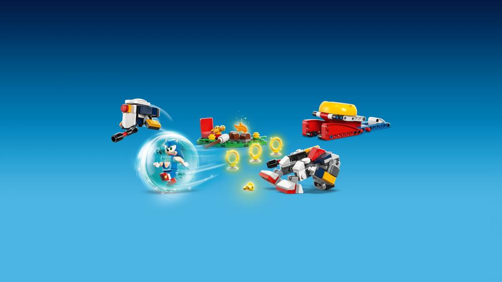 LEGO® Sonic Sonics Showdown am Lagerfeuer 177 Teile 77001