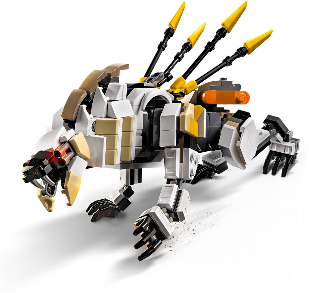 LEGO® Horizon Aloy und Varl vs. Panzerwanderer und Sägezahn 768 Teile 77037