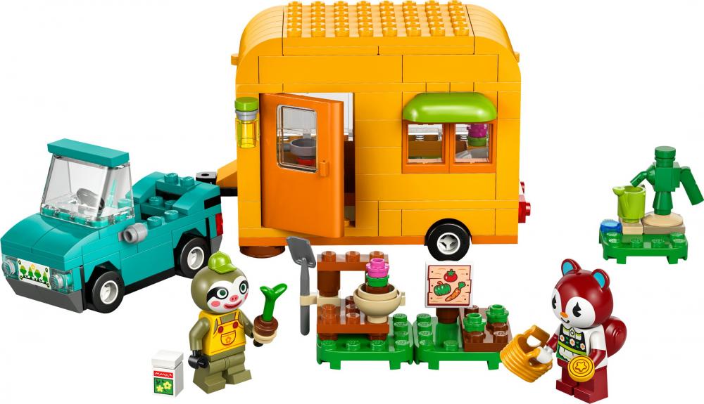 LEGO® Animal Crossing Gerds Wohnwagen & Gärtnerei 263 Teile 77054