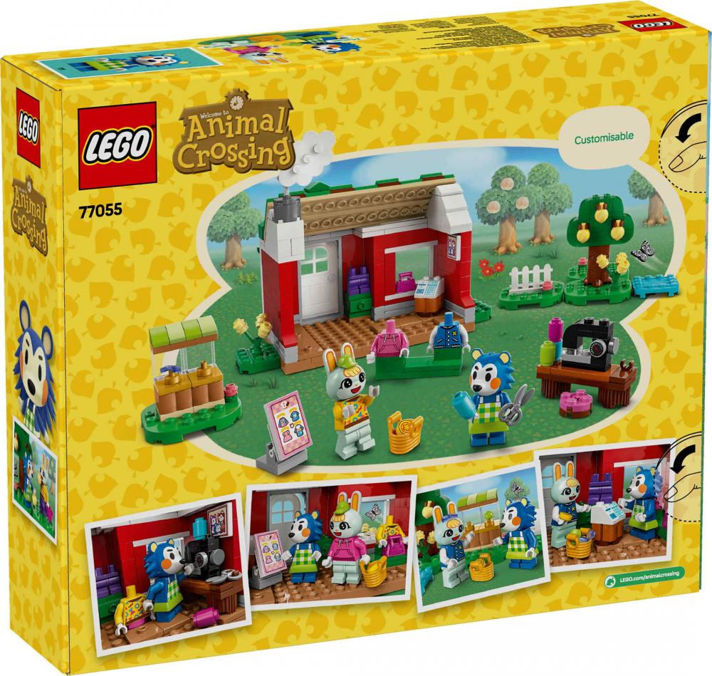 LEGO® Animal Crossing Die Schneiderei der Schneiderschwestern 322 Teile 77055