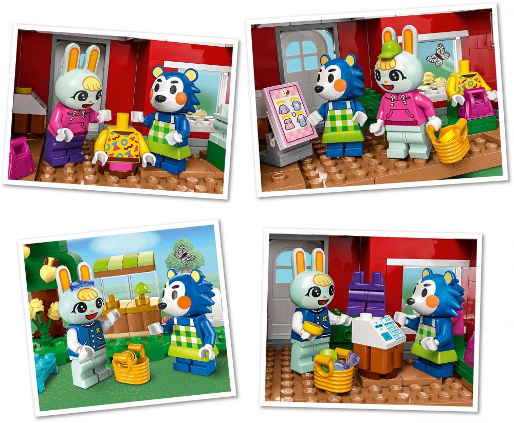 LEGO® Animal Crossing Die Schneiderei der Schneiderschwestern 322 Teile 77055